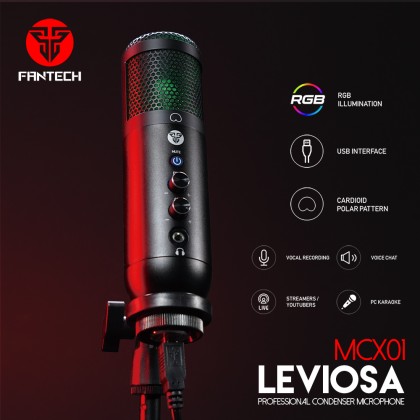 Fantech MCX01 Leviosa Professional Condenser STREAMING Microphone