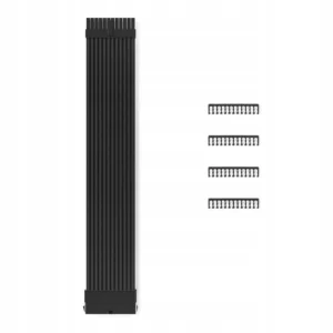 ASIAHORSE 24-Pin PSU to Motherboard Extension Cable – 30cm Black, 18AWG Sleeved Wire with Black Shell, Phosphor Bronze Tin-Plated Terminals, Durable & Aesthetic Build