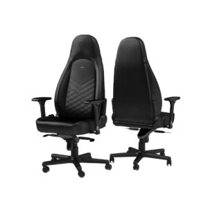 ICON SYNTHETIC LEATHER BLACK- NOBLECHAIRS Office and Gaming Chair – “AWARD WINNING”