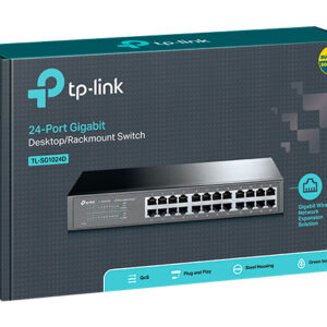 TPLINK 24-Port Gigabit Rackmount Switch TL-SG1024D