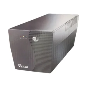 VSTAR UA80 800VA UPS | Compact Power Backup | 230V Output | Battery Included | For PCs, Routers, POS & More | Universal Outlet Design | Available in Black | Model UPS-U80