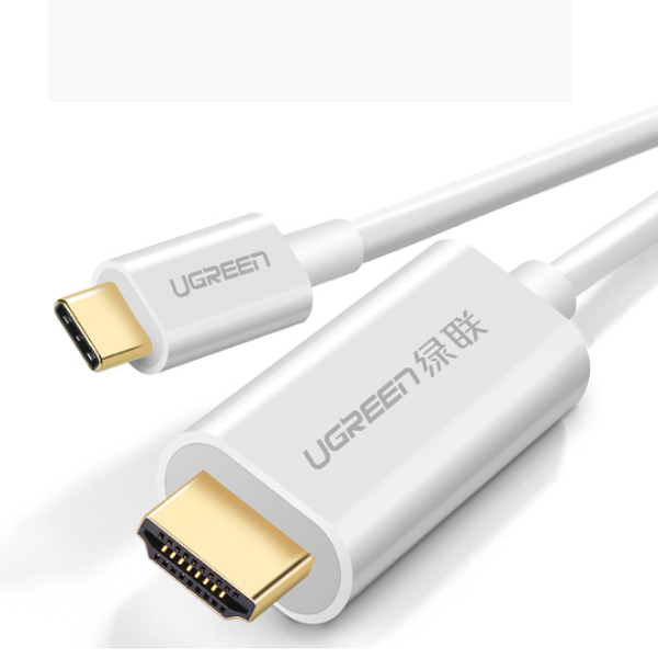UGREEN CABLE TYPE-C TO 4K HDMI 1.5M WHITE