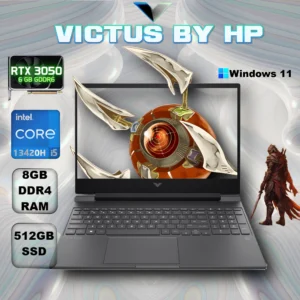 Victus by HP Intel® Core™ i5-13420H | 8GB DDR4 RAM , 512GB NVMe SSD | RTX™ 3050 , 6GB | 15.6-inch FHD 144 Hz IPS Display | Backlit Keyboard | Windows 11 | Moonstone Grey  15-fa2013dx