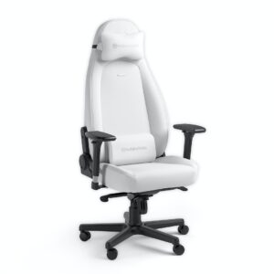 ICON White Edition High-Tech Vinyl – noblechairs Office and Gaming Chair – “AWARD WINNING”