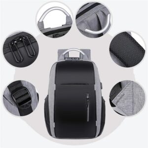   Laptop Backpack  Business / Travel | Expandable |  USB Charging Port | 15.6″ | Waterproof | Password Lock Anti-theft | Lightweight | GREY