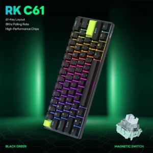 E-YOOSO K630 Wired Mechanical Gaming Keyboard – 87 Keys, Blue Switches, Anti-Ghosting, Ergonomic Design, 12 Multimedia Keys, Windows & Mac Compatible