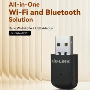 LB-LINK BL-WN600BT Nano USB Adapter Wi-Fi 802.11b/g/n + Bluetooth 4.2, Internal Antenna, 150Mbps High-Speed Transmission, Soft AP Hotspot Support