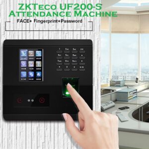 ZKTeco UF200-S Color Screen with Camera Attendance Machine Finger Print and Face ID , Tcp/IP Biometric Time Attendance and Access Control System with RFID Card