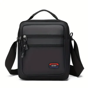 EXP037 SLING BAG: Water-Resistant, USB Charging Port, Anti-Theft Design, Multi-Compartment, Ergonomic Strap – Ideal for Travel, Outdoor, and Daily Commute | BLACK