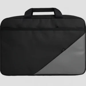 Normal Laptop Bag – Fits 15.6″ Laptops, Black & Grey, Durable Water-Resistant Material, Multiple Compartments, Padded Shoulder Strap, Lightweight