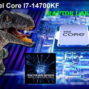 CPU Intel Core i7-14700KF – Raptor Lake Core i7 14th Gen 20-Core (8P+12E) LGA 1700 125W , Up to 5.6 GHz Unlocked, 33MB Cache , None Integrated Graphics Desktop Processor – Tray | 1 YEAR WARRANTY