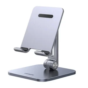 Ugreen Foldable Metal Tablet Stand LP134 – Sturdy, Adjustable 180°, Lightweight, Compatible With 7-11” Tablets, Charging-Friendly Design