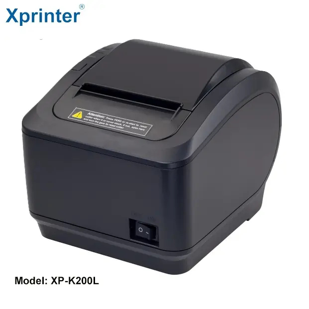 Xprinter XP-K200L 80mm USB Receipt Printer – High-Speed Thermal Printing, 230mm/s, USB, Auto-Cutter, Compact Design, Ideal for Restaurants, Retail, Clinics