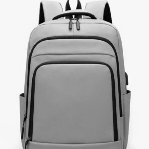 Travel Weekender Carry On Multipurpose Laptop Backpack, Waterproof  | 43x30x19 cm | 15.6″ | Multiple Compartments & Separation Mesh | Impact Protection | Heavy Duty |USB Charging Port | GREY