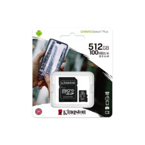 KINGSTON MICRO SD CANVAS SELECT PLUS 512GB 100MB/S