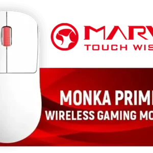 Marvo Monika G997W Wireless Gaming Mouse, 26,000 DPI, 6D Programmable Buttons, 4000Hz Polling Rate, 80M Clicks Durability, USB/USB-C, Ultra-Light 53g, Ergonomic Design