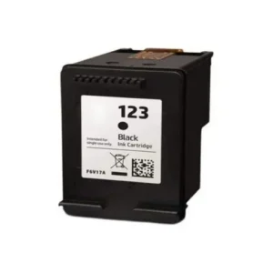 PROS 123 Black Original Ink Cartridge – Standard Capacity – 120 Pages Yield, Reliable Printing for HP DeskJet 2130, 2620, 2630, 2632 Printers
