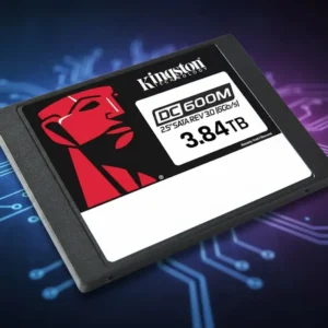 Kingston DC600M 3840GB Enterprise SSD | 2.5″ SATA III 6Gb/s | Mixed-Use Server Drive | Hardware Encryption | Power Loss Protection | SEDC600M/3840G
