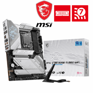 MSI MPG Z790 EDGE TI MAX WIFI | Gaming Motherboard (Supports 14th/ 13th/ 12th Gen Intel Processors, LGA 1700, DDR5, PCIe 5.0, M.2, 2.5Gbps LAN, USB 3.2 Gen2, Wi-Fi 7, ATX) ~ – 1 Year Warranty