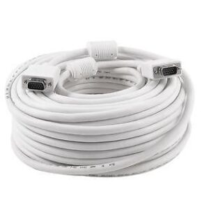20 Meter VGA Cable Male To Male 15 PIN Computer Monitor, Projector