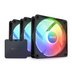 NZXT F120 RGB Core Fan Triple 120mm Case Fan – Black