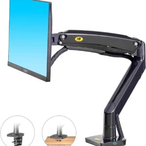NB F100A Gas Spring Arm 22-35 inch Screen Desktop Monitor Holder 360 Rotate 3-12kgs Monitor Mount Arm with USB 3.0 Port