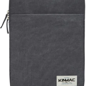 KINMAC KMS419 Laptop Sleeve Bag 15-16″ – Grey, Shockproof Soft Interior, Water-Resistant Fabric, Slim Portable Design, Secure Zipper Closure for Laptops & Ultrabooks