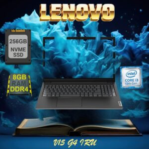 Lenovo V15 G4 IRU Intel® Core™ i3-1315U | 8GB DDR4 RAM ; 256GB NVMe SSD | 15.6″ FHD IPS Display | DOS | Intel® UHD Graphics | Business Black