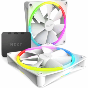 NZXT F140 RGB DUO Cooling Fan – 2 Pack (RF-D14DF-W1)