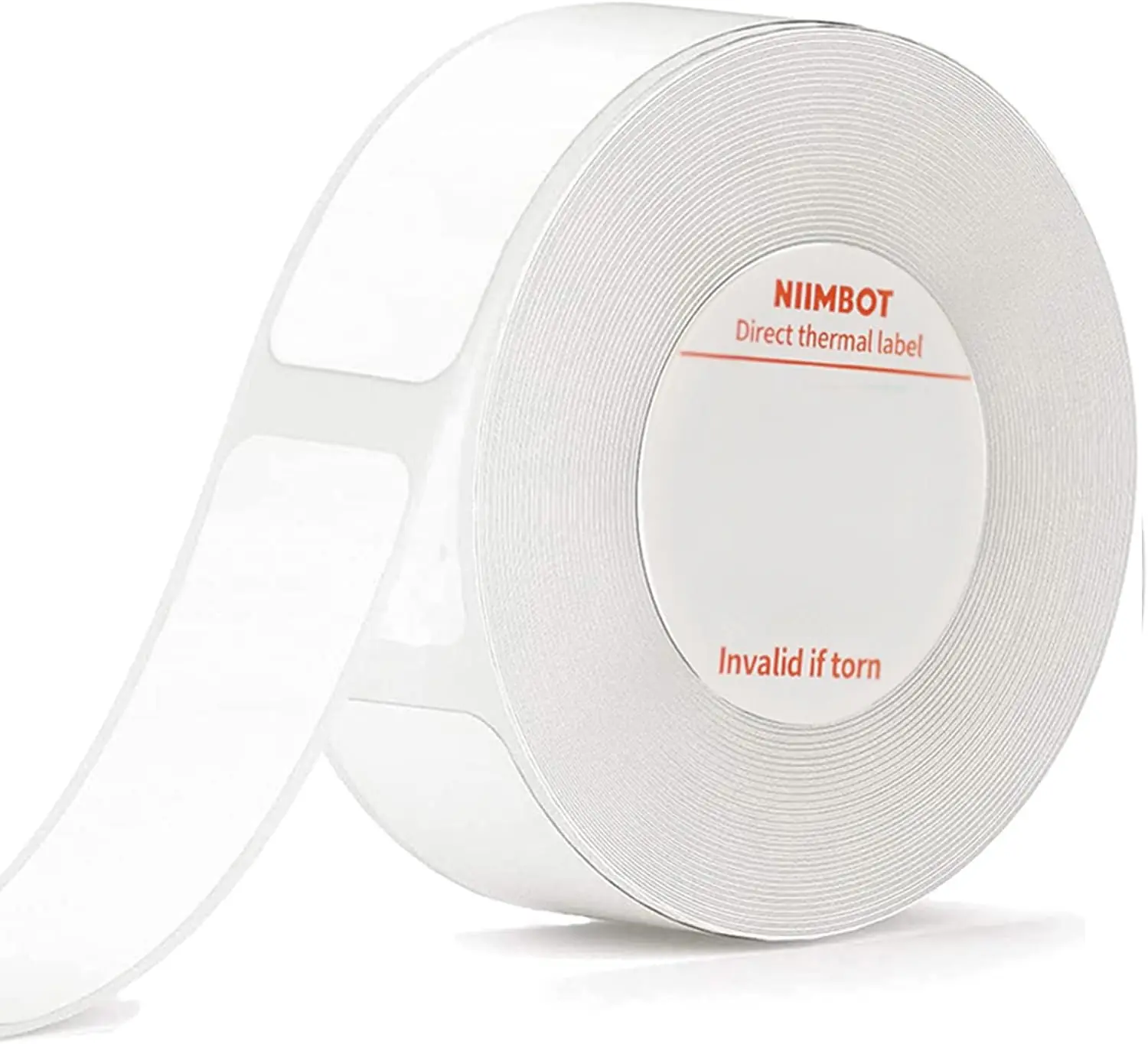 NIIMBOT T12×40-155 Direct Thermal Labels – 12×40mm, 1 Roll , White, Waterproof, Tear-Resistant