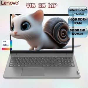Lenovo V15 G3 IAP Intel® Core™ i7-1255U | 16GB DDR4 RAM ; 512GB SSD NVMe® |Intel® Iris® Xe Graphics | 15.6 inch FHD Display | DOS |  IRON GREY | BRAND-NEW SEALED ~ 1 YEAR WARRANTY