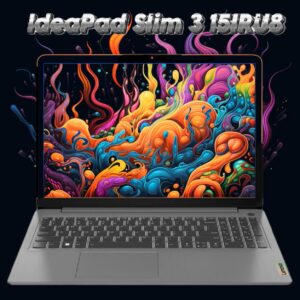 LENOVO IdeaPad Slim 3 15IRU8 Intel® Core i3-1315U | 8GB DDR5 RAM ; 256GB SSD NVMe® | 15.6″ FHD TN Display | Intel® UHD Graphics |  ENGLISH ARABIC KEYBOARD | DOS | Arctic Grey