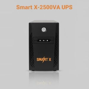 Smart X-2500VA UPS with LED Display | 3-Step AVR | Over & Under Voltage Protection | 12V 7Ah x2 Battery | Fast Recharge | Quiet, Reliable Power Backup for Home & Office