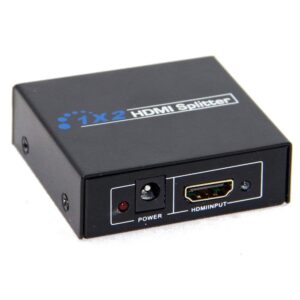 HDMI SPLITTER 2 PORTS 1080P 3D VER 1.4 WITH ADAPTER