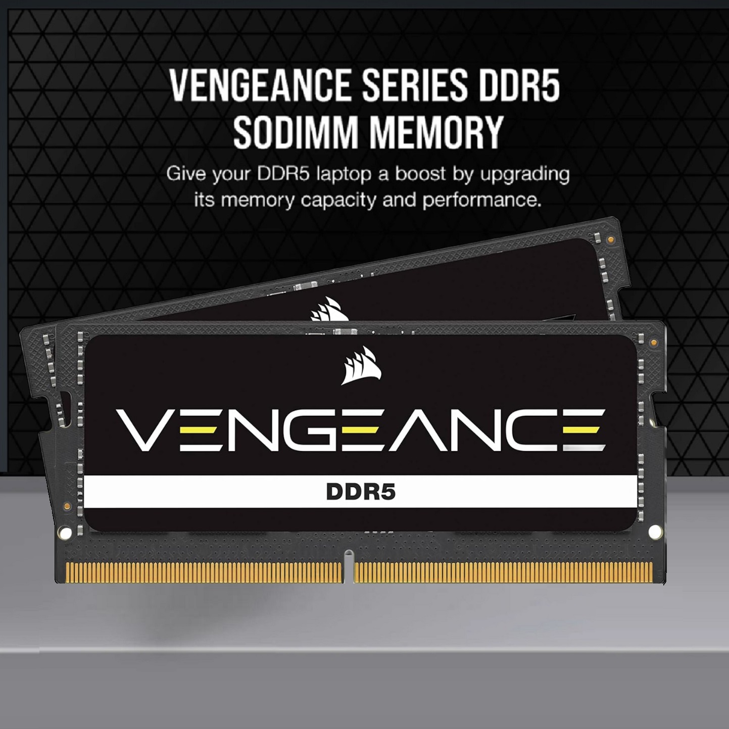 CORSAIR VENGEANCE SODIMM DDR5 RAM 32GB (2×16 GB) 5600MHz CL48 1.1V Laptop MemoryUltra-Fast PC5-44800 Performance, Wide Intel & AMD Compatibility | Black ~ CMSX32GX5M2A5600C48
