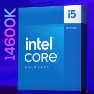 Intel Core i5-14600K – Core i5 14th Gen 14-Core (6P+8E) LGA 1700 125W Intel UHD Graphics 770 Processor Unlocked – Boxed | 1 YEAR WARRANTY