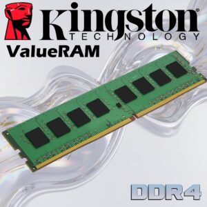 Kingston ValueRAM 16GB DDR4 3200MT/s Desktop Memory CL22 288-Pin DIMM 1Rx8 Non-ECC 1.2V JEDEC Standard RAM Module | KVR32N22S8/16