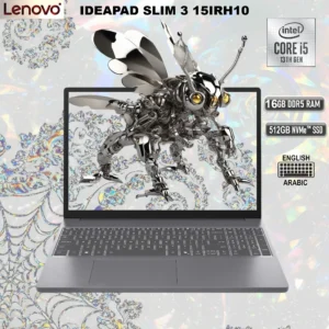 LENOVO IdeaPad Slim 3 15IRH10 Intel® Core™ i5-13420H | 16GB DDR5 RAM , 512GB SSD NVMe® | Intel® UHD Graphics | 15.3″ WUXGA (1920×1200) IPS Display | Eng/Ara Keyboard | DOS | Luna Grey
