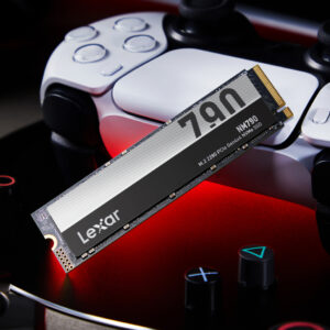 Lexar 2TB NM790 SSD PCIe Gen4 NVMe M.2 2280 Internal Solid State Drive, Up to 7400/6500 MB/s Read/Write, Compatible with PS5, for Gamers and Creators, Black (LNM790X002T-RNNNU)