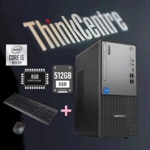 ThinkCentre neo 50t Gen 5 Intel® Core™ i5-14400 | Intel® UHD Graphics 730 | 8GB DDR5 RAM ;  512GB SSD ; DOS | 3-in-1 Card Reader | HD Speakers | USB Calliope Keyboard Eng. Ara + Mouse | Ethernet , NO Wi-Fi  , No Bluetooth | Black ~ 2 YEAR WARRANTY