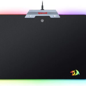 Redragon P011 Orion RGB Mousepad, Hard Surface, Waterproof, Colorful LED Lighting Gaming Mouse Pad ; ‎38.4 x 29.79 x 2.39 cm