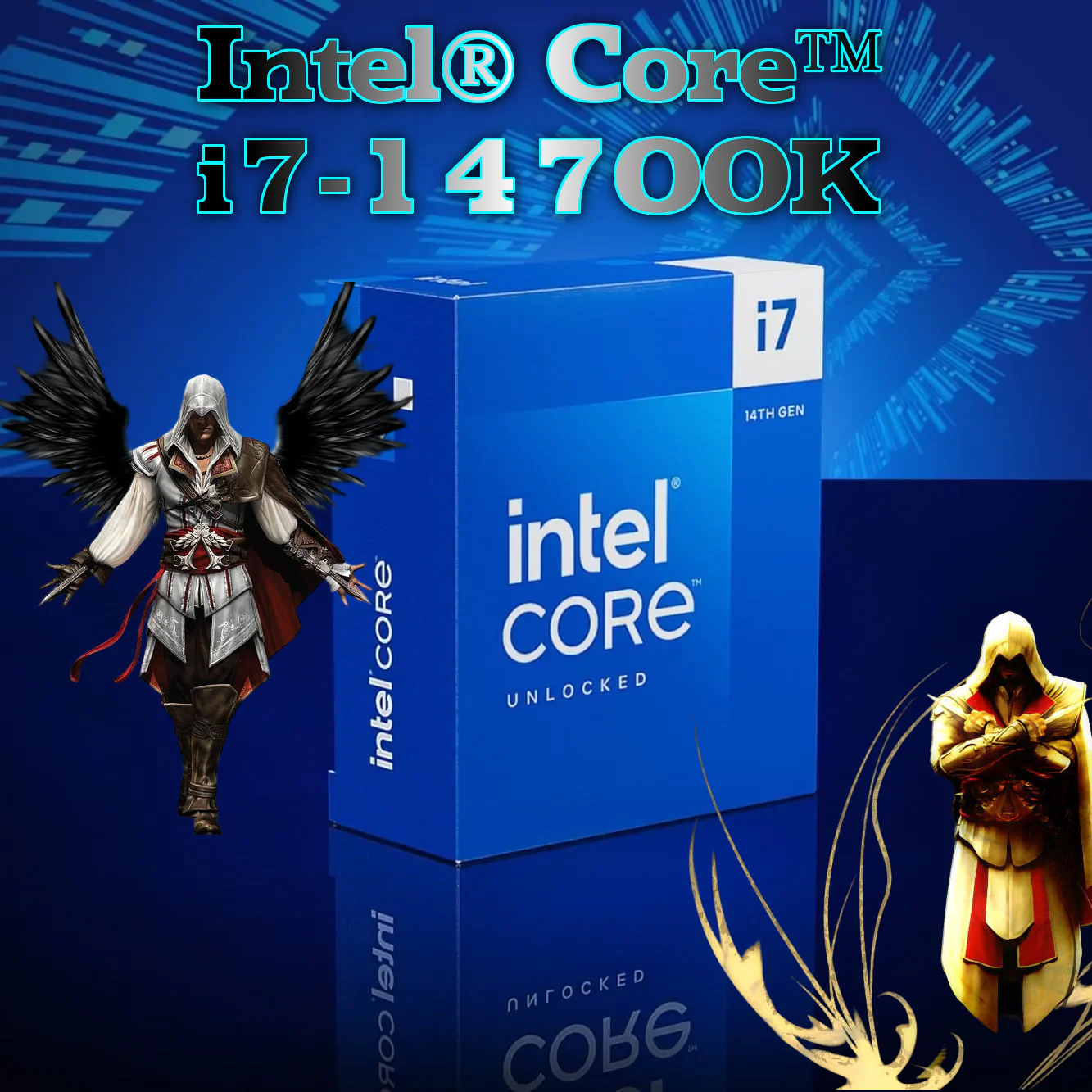 Intel Core i7-14700K 3.4 GHz 20-Core LGA 1700 14th Gen Processor, 20 Cores & 28 Threads, 30MB Cache Memory, 5.6GHz MaxTurbo Boost, Intel UHD Graphics 770, 2CH DDR5 / 192GB Max | BOXED | 1 YEAR WARRANTY