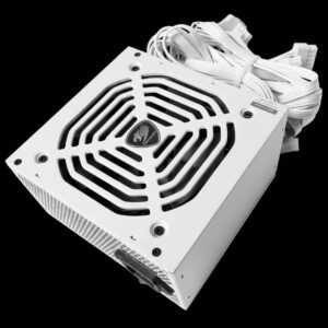 Cougar SXC 500 Power Supply  500W With 180–240VAC Input, 80% Efficiency, High-Amperage 12V Rail, Multi-Voltage DC Output, Non-Modular | WHITE