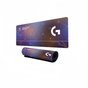 Logitech Extended Mousepad 90×40cm Cubes Copy Version, Large Smooth Tracking Surface, Anti-Slip Rubber Base, Durable Design for Gaming & Office Use