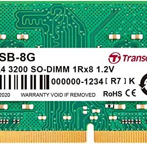 TRANSCEND 8GB JM 3200 DDR4 NOTEBOOK