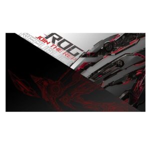 ASUS ROG Extended Gaming Mousepad 90×40cm Black Grey Red Copy Version, Large Smooth Surface, Anti-Slip Rubber Base, Durable Design for Gaming & Office Use
