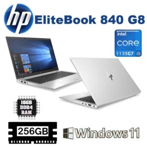 HP EliteBook 840 G8 – Intel Core i5-1135G7 | 16GB DDR4 RAM ; 256GB SSD | Windows 11 | USED
