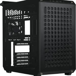 Cooler Master QUBE 500 Flatpack Mid Tower PC Case With Fully Modular Design, Vertical GPU Mount, E-ATX Support, Dual 280mm Radiator Compatibility, USB Type-C | BLACK