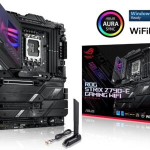 ASUS ROG Strix Z790-E Gaming WiFi 6E LGA 1700 (Intel 14th,13th&12th Gen) ATX Gaming Motherboard (PCIe 5.0, DDR5,18+1 power stages,2.5 Gb LAN, Thunderbolt 4, 5xM.2, 1xPCIe 5.0 M.2) | OPEN BOX